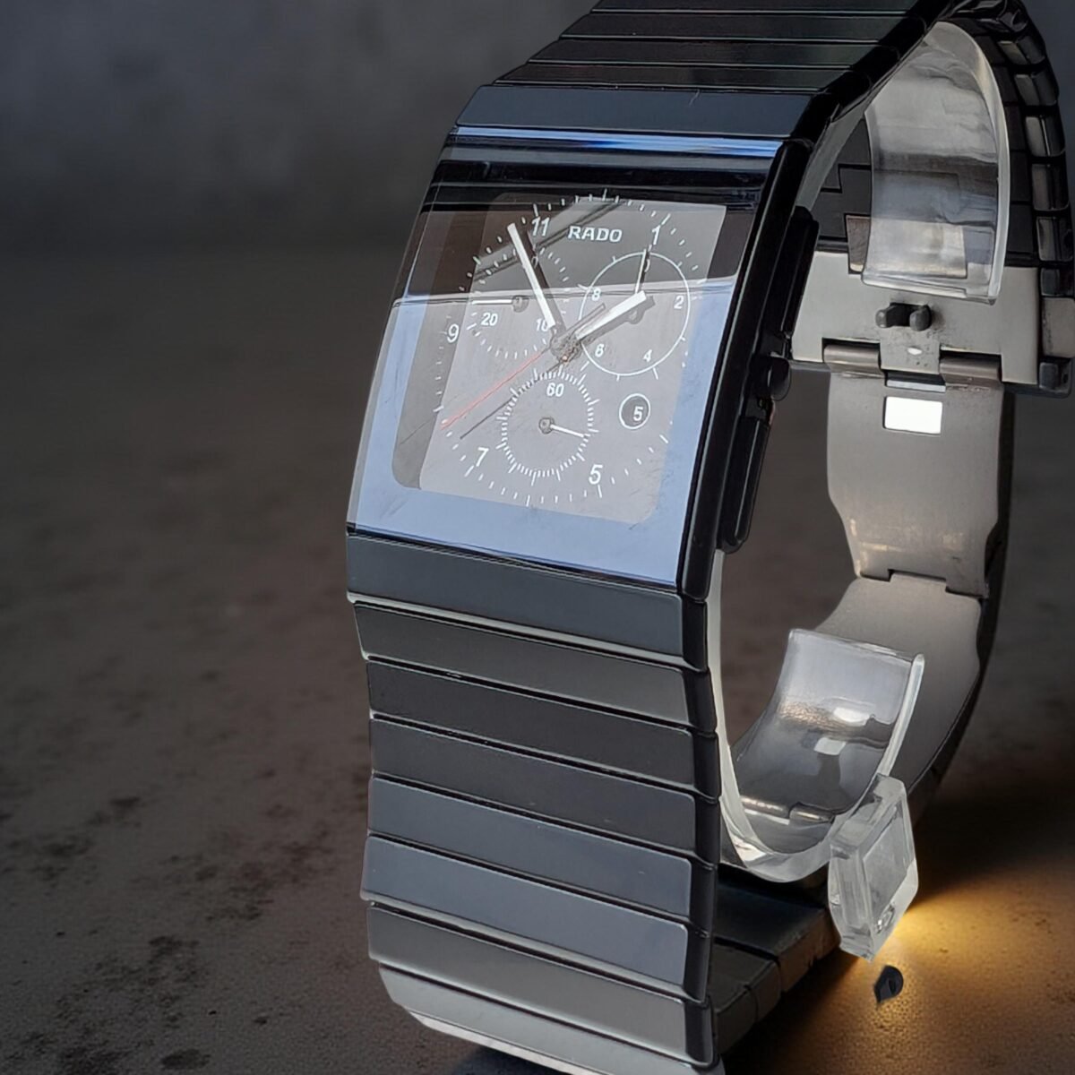 Rado Ceramica Diastar XL Chronograph Black High-Tech Ceramic – Perfect Condition & Full Set